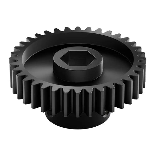 ServoCity 2303 Series Steel, MOD 0.8 Pinion Gear (8mm REX™ Bore, 36 Tooth)