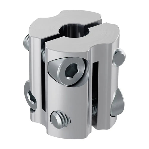 ServoCity 4007 Series Hyper Coupler (1/4" Round Bore to 6mm D-Bore)