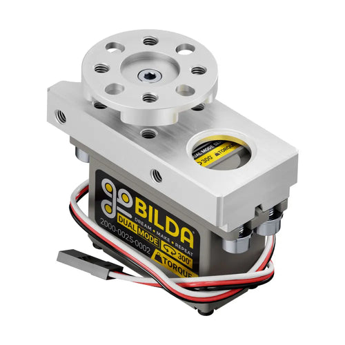 ServoCity Compact ServoBlock® (27mm Width, for Standard Size H25T Spline Servo, Hub-Shaft)