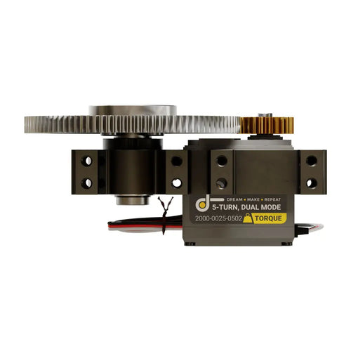 ServoCity Stingray-4 Servo Gearbox (15 rpm, 1400 Oz-in Torque, Continuous Rotation)