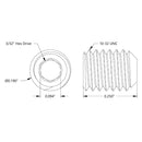 ServoCity 10-32 Cup-Point Set-Screw (0.250" Length) - 6 Pack