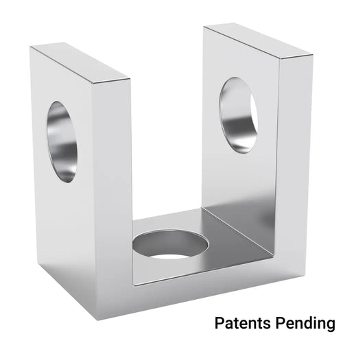 ServoCity 1101 Series U-Beam (1 Hole, 8mm Length)