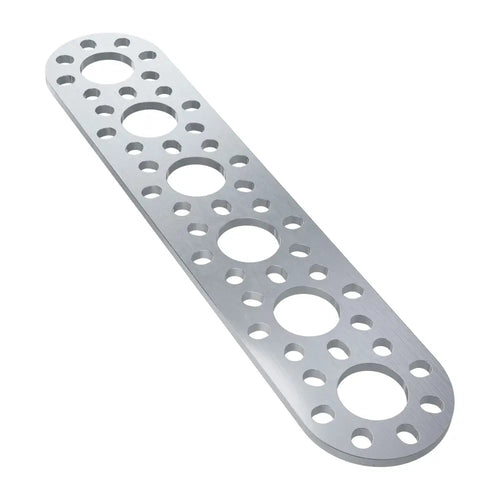 ServoCity 1105 Series Round-End Pattern Plate (6 Hole, 152mm Length)