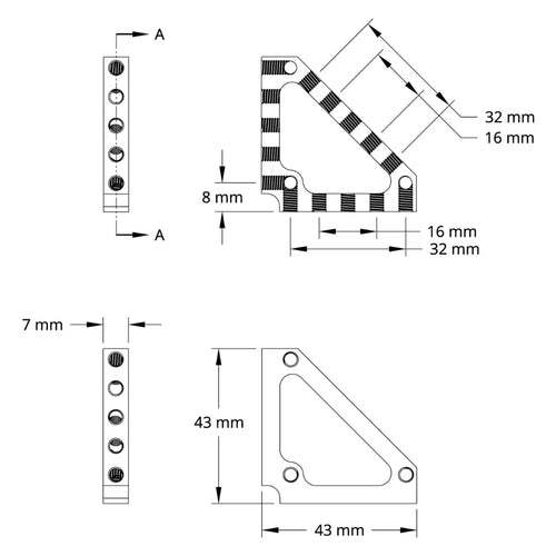 ServoCity 1204 Series Gusseted Angle Mount (2-1)