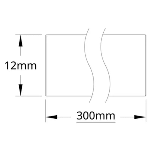 ServoCity 12mm Shaft (Stainless Steel, 300mm Length)