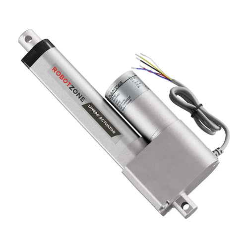 ServoCity 12V Heavy-Duty Linear Actuator (33lb Thrust, 1.7"/sec, 4" Stroke)