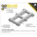 ServoCity 1501 Series M4 x 0.7mm Standoff (6mm OD, 18mm Length) - 4 Pack