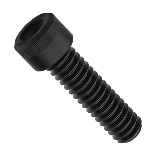 ServoCity 1/4"-20 Black-Oxide Socket Head Screw (0.875" Length) - 6 Pack