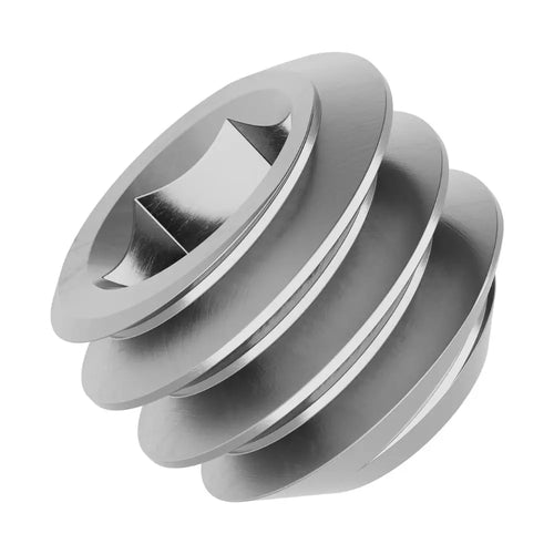 ServoCity 1/4"-20 Stainless Steel Cup-Point Set-Screw (0.1875" Length) - 6 Pack