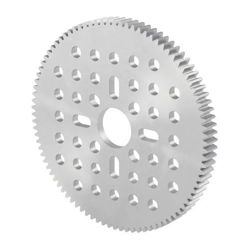 ServoCity 2302 Series Aluminum, MOD 0.8, Hub Mount Gear (14mm Bore, 90 Tooth)