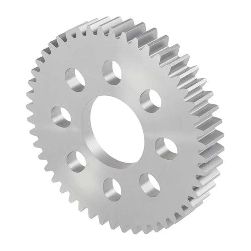 ServoCity 2302 Series Aluminum, MOD 0.8, Hub Mount Gear (14mm Bore, 48 Tooth)