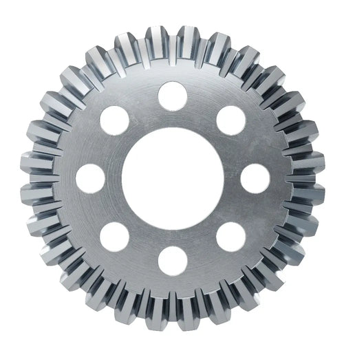 ServoCity 2307 Series Steel, MOD 1.5, Hub Mount Bevel Gear (14mm Bore, 28 Tooth)