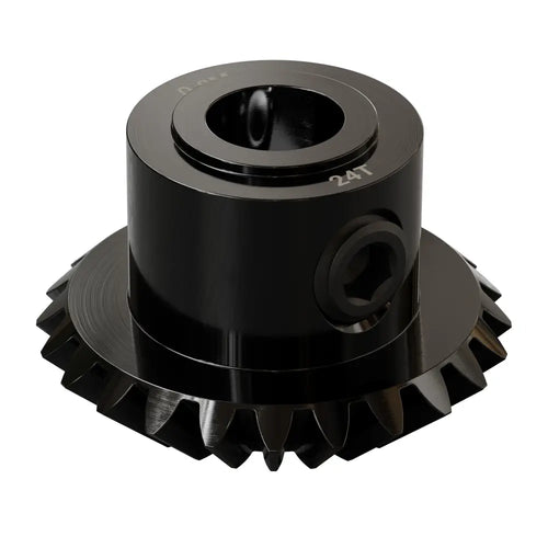 ServoCity 2317 Series MOD 0.8 Miter Gear (Set-Screw, 6mm Round Bore, 24 Tooth)