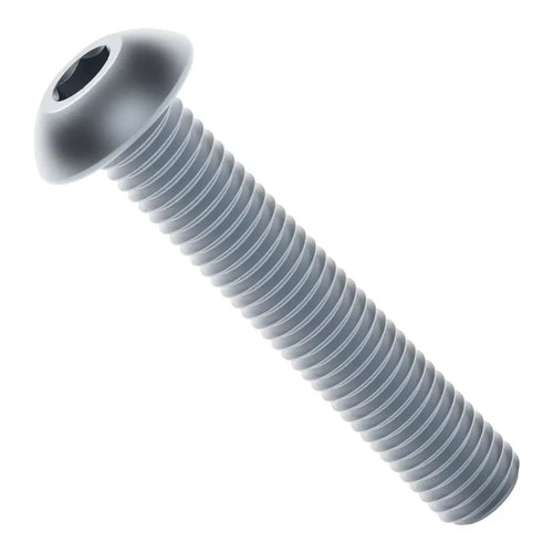 ServoCity 2802 Series Zinc-Plated Steel Button Head Screw (M4 x 0.7mm, 22mm Length) - 25pk
