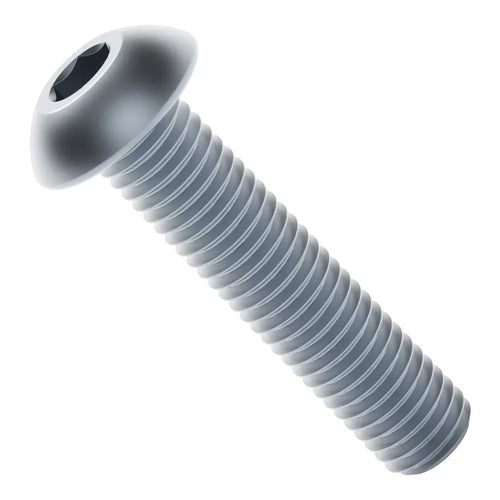 ServoCity 2802 Series Zinc-Plated Steel Button Head Screw (M4 x 0.7mm, 18mm L) - 25pk
