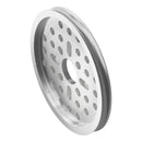 ServoCity 3400 Series Hub Mount Round Belt Pulley (14mm Bore, 64mm PD)