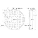 ServoCity 3400 Series Hub Mount Round Belt Pulley (32mm Bore, 96mm PD)