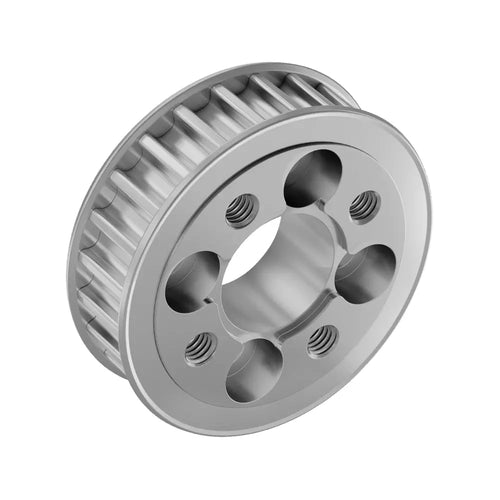 ServoCity 3411 Series 5mm HTD Pitch Aluminum Hub Mount Timing Belt Pulley (14mm Bore, 24T)