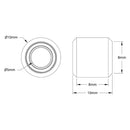 ServoCity 3600 Series V-Wheel (5mm Bore, 10mm OD, 10mm Width) - 2 Pack