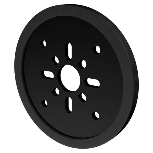 ServoCity 3607 Series Disc Wheel (14mm Bore, 72mm Diameter, Black) - 2 Pack