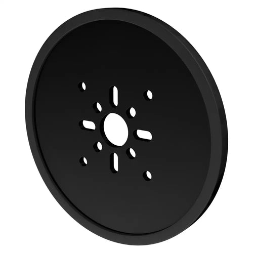 ServoCity 3607 Series Disc Wheel (14mm Bore, 96mm Diameter, Black) - 2 Pack