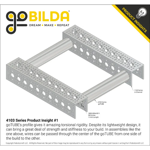 ServoCity 4103 Series goTUBE (72mm Length)