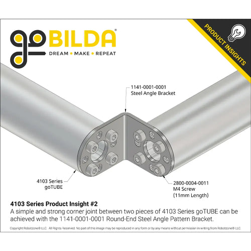 ServoCity 4103 Series goTUBE (72mm Length)