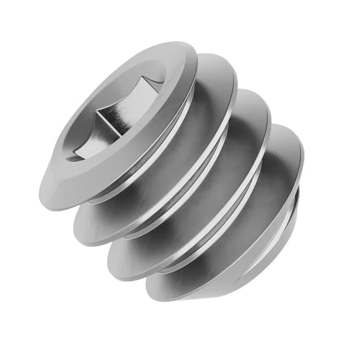 ServoCity 6-32 Stainless Steel Cup-Point Set-Screw (0.125" Length) - 6 Pack