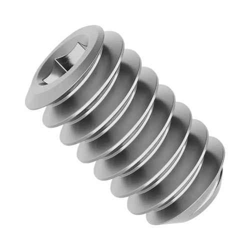 ServoCity 6-32 Stainless Steel Cup-Point Set-Screw (0.250" Length) - 6 Pack
