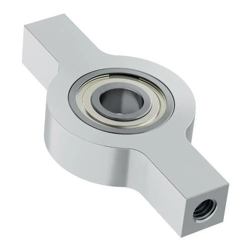 ServoCity 6mm Bore 2-Side, 1-Post Pillow Block (43mm Width)