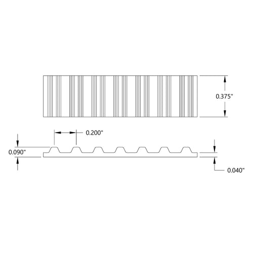 ServoCity 7” / 35T, (3/8") Wide XL Timing Belt