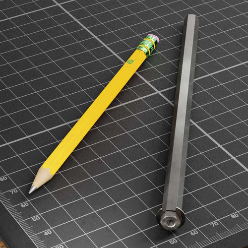 ServoCity 8mm REX™ Shaft w/ E-Clip (Stainless Steel, 168mm Length)
