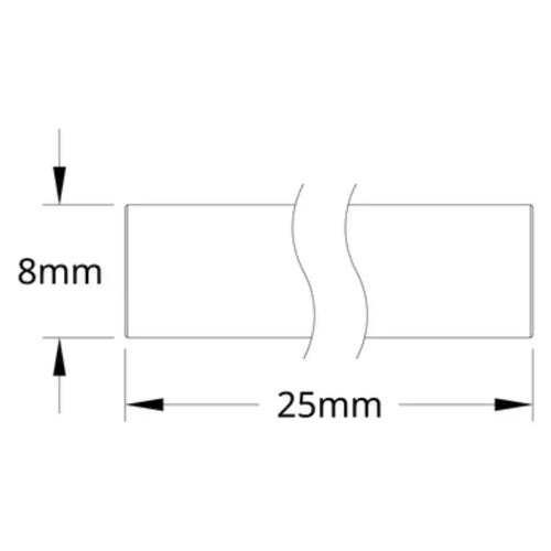 ServoCity 8mm Shaft (25mm Length)
