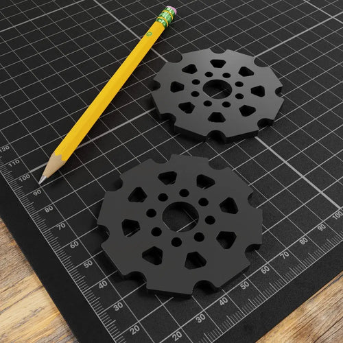 ServoCity Acetal Track Sprocket 24mm Pitch (8 Tooth) - 2 Pack