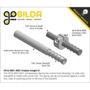 ServoCity Compression Spring (6mm ID x 8mm OD, 1.1Kg Max Load, 4-25mm Length) - 2 Pack