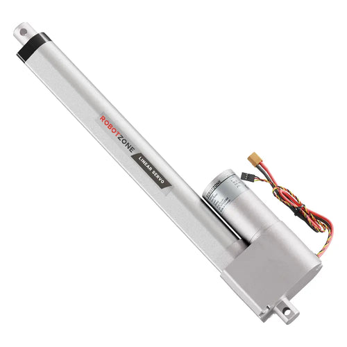 ServoCity Heavy-Duty Linear Servo (Position Control, 12-24V, 33lb Thrust, 1.7"/sec, 10" Stroke)