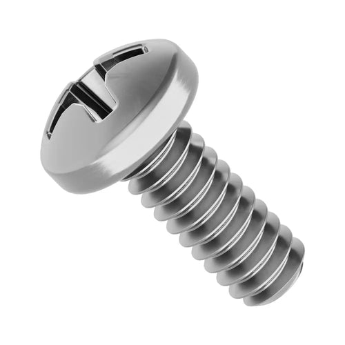 ServoCity M1.6 x 0.35mm Stainless Steel Pan Head Screw (4mm Length) - 6 Pack