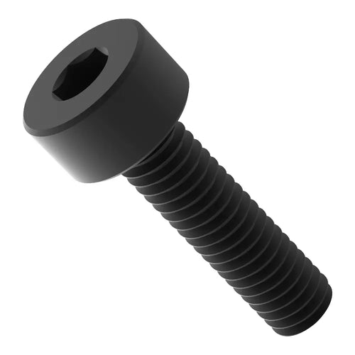 ServoCity M2.6 x 0.45mm Black-Oxide Socket Head Screw (10mm Length) - 6 Pack