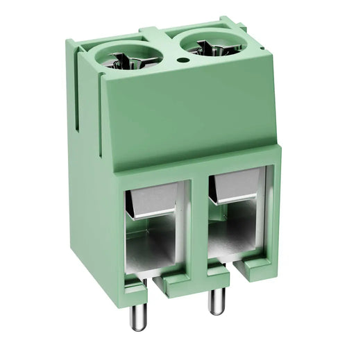 ServoCity Screw Terminal Block (5mm Pitch, M3 Thread, 2 Poles, 250V)