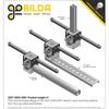 ServoCity Servo-Driven Gear Rack Kit (12lb Thrust, 11.4 in/sec, Single Gear Rack)
