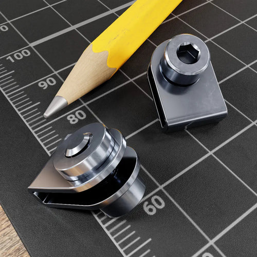 ServoCity Steel Belt-Clamp for 2mm Pitch GT2 Timing Belt - 2 Pack