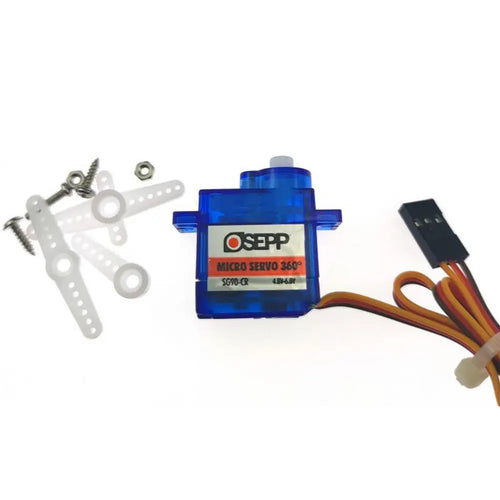 OSEPP SG90CR Plastic Gear Servo 360 degree