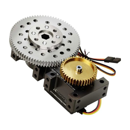 Shark-2 Servo Gearbox (0.28 sec/60°, 36 RPM, 944 oz-in Torque, 1260° Rotation)