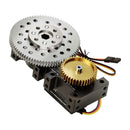 Shark-2 Servo Gearbox (0.28 sec/60°, 36 RPM, 944 oz-in Torque, 1260° Rotation)