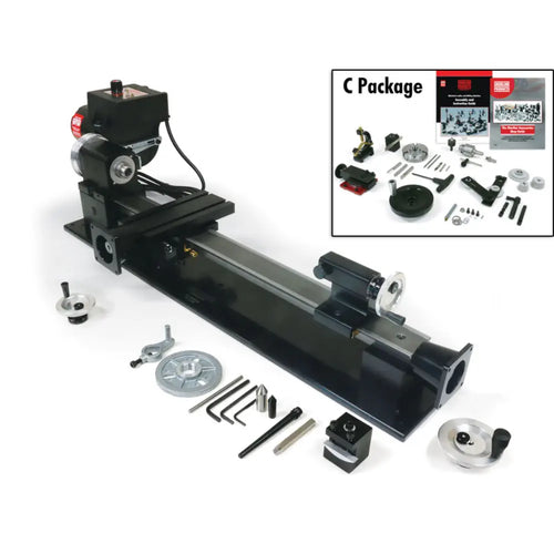 Sherline 17-Inch Benchtop Lathe Package C CNC Ready (Metric)