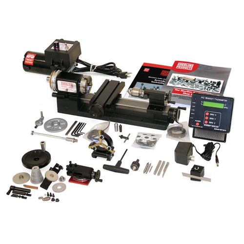 Sherline 8-Inch Tabletop Lathe with DRO Package C (Inch)