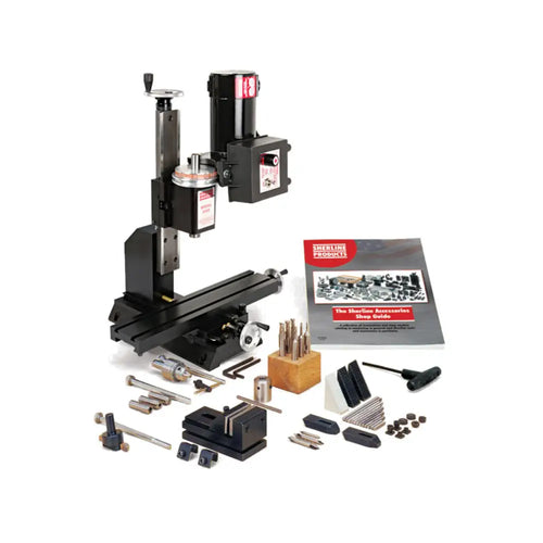 Sherline Manual 10-Inch Tabletop Mill with Zero Adjustable Handwheels Package A (Inch)