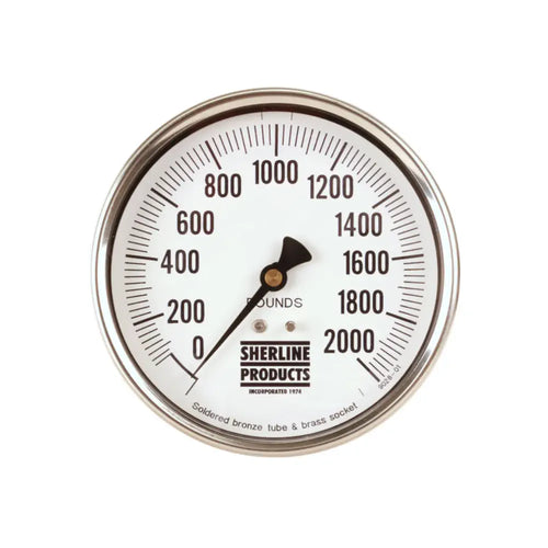 Sherline Suspended Scale Replacement Gauge (0-5000 lbs)