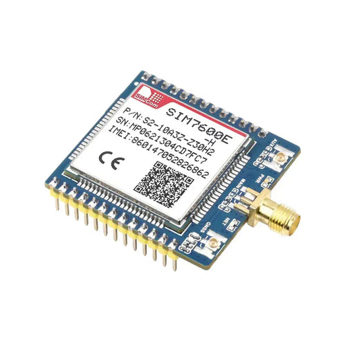 Waveshare SIM7600E-H 4G Communication Module, 4G/3G/2G, GNSS, w/ SMA Antenna