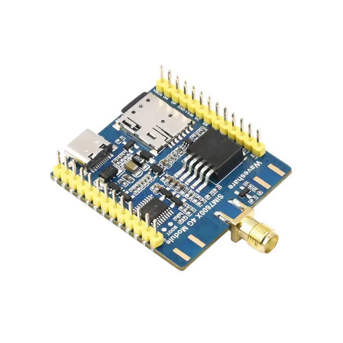 SIM7600G-H Communication Module, 4G/3G/2G GNSS Position (Soldered + SMA Antenna)